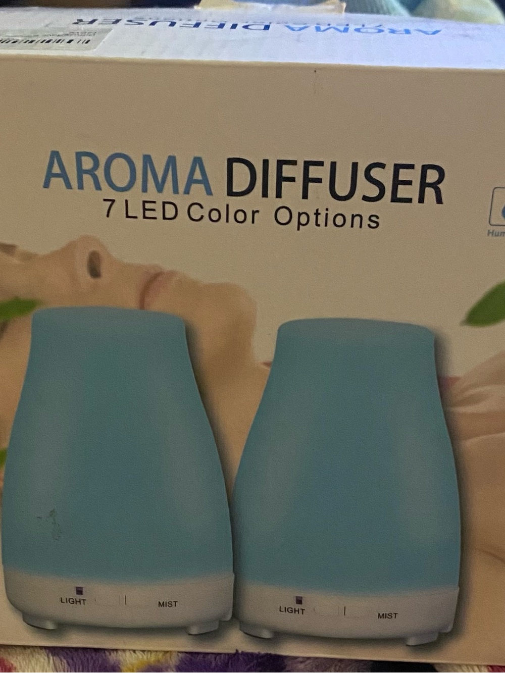 Aroma Diffuser with 7 LED Color Options - Blue